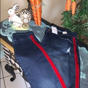 Just Blue skinny fit mid rise size 16W jeans. New with tags